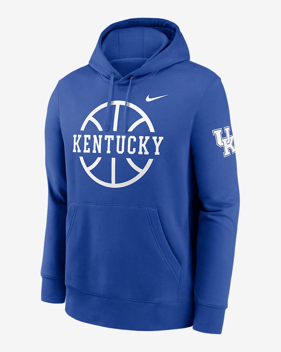 Kentucky Wildcats Club Basketball Icon Men s Nike College Pullover Hoodie. Nike